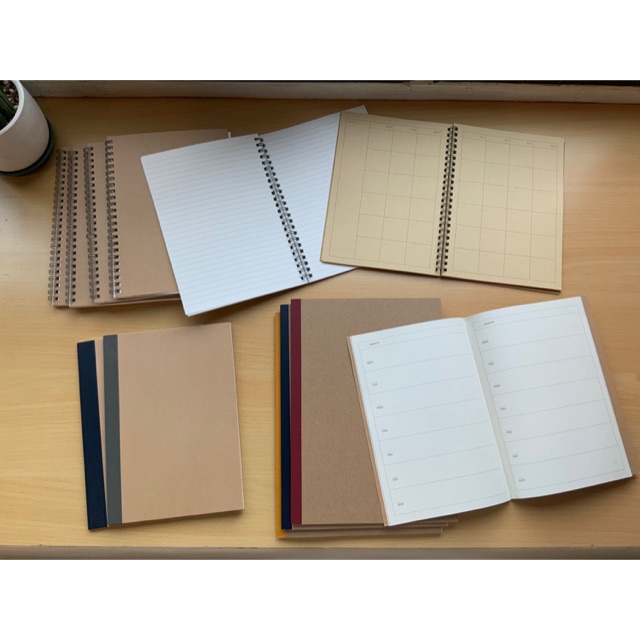 สมุด muji มีเส้น planner A5 B5