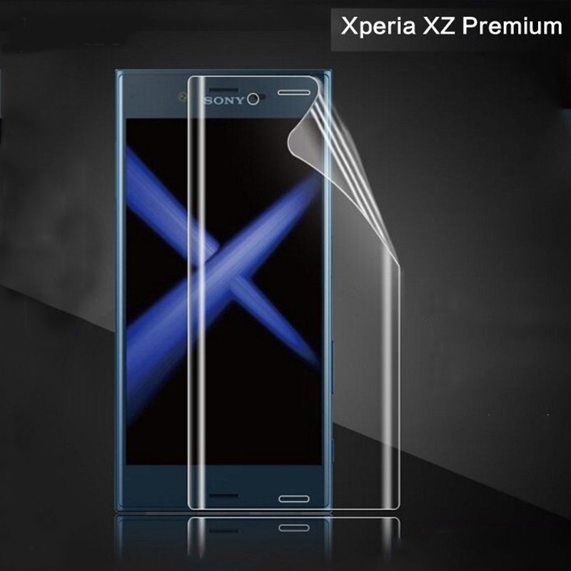 ฟิล์มนุ่มฟิล์มแบบเต็มหน้าจอสําหรับ Sony Xperia Xp Xa Xa 1 Xa 2 Xa 3 10 Plus Ultra Xz 1 Xz 2c Xzs Xz Premium