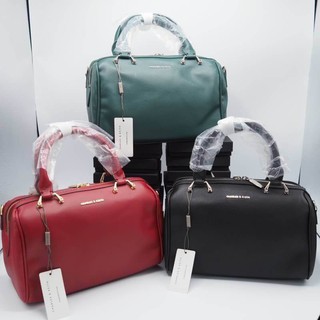 กระเป๋าถือหรือสะพาย CHARLES DOUBLE ZIP BOWLING BAG