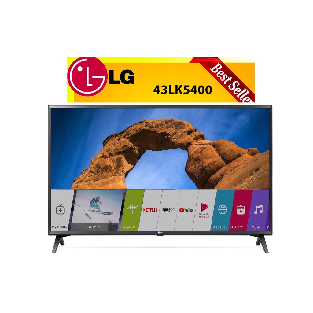 LG 43 นิ้ว รุ่น 43LK5400PTA Full HD Smart TV webOS 4.0 Active HDR ปี 2018