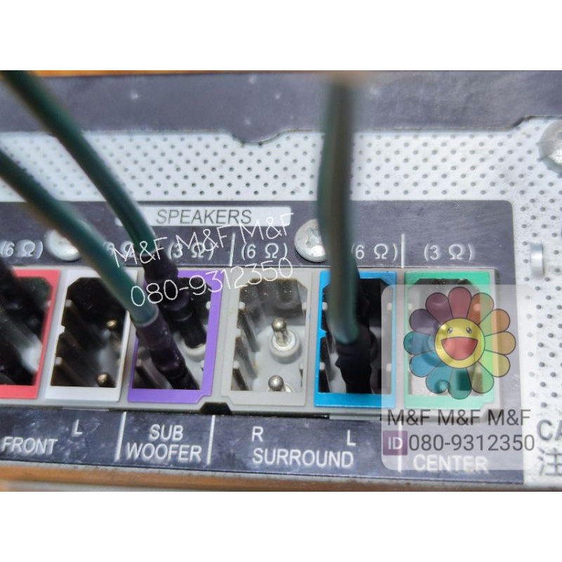 แจ๊คแปลงเสียบสายลำโพงแบบหัวกลม เครื่องเสียง5.1 SAMSUNG PIONEER