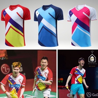 เสื้อกีฬาแขนสั้น ลายทีม Lee Zii Jia Badminton Jersey Malaysia Ng Tze Yong Soh Woi Yik 2022