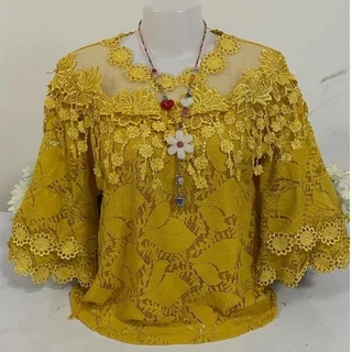 เสื้อลูกไม้งานฟรีไชส์ อก 38-40-42 นิ้ว และอก 44-46-48 นิ้วมีชับในเนื้อผ้านิ่ม n