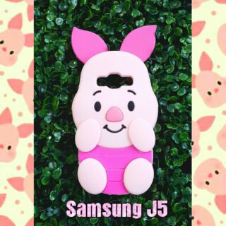 เคสซิลิโคนรูปตัวPigletสำหรับซัมซุงJ5 พร้อมส่ง และส่งฟรี