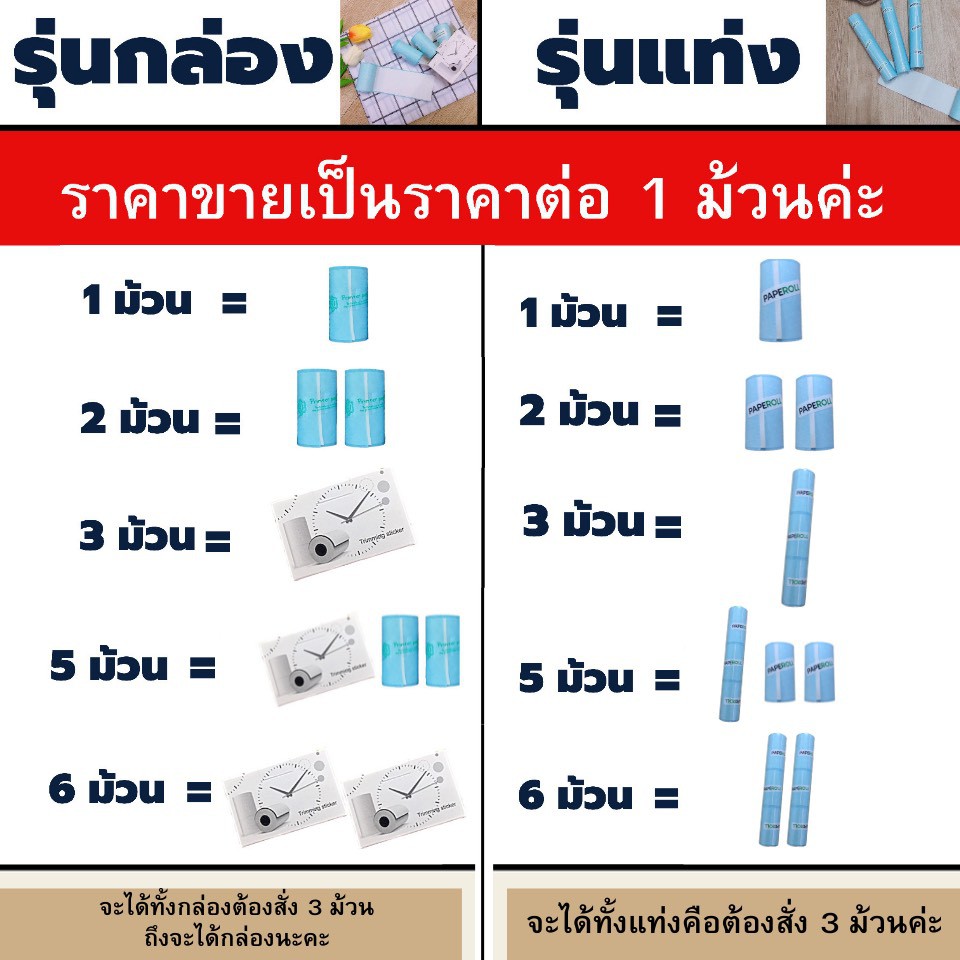 พิมพ์ชัด!! สติ๊กเกอร์ peripage paperang แท้!!! Sticker 57x30 mm. Paperang Peripage A6 Flash สติ๊กเกอร์ปริ้น