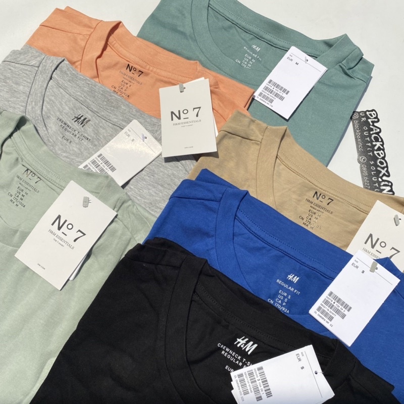 เสื้อยืด H&M regular fit ใหม่ของแท้