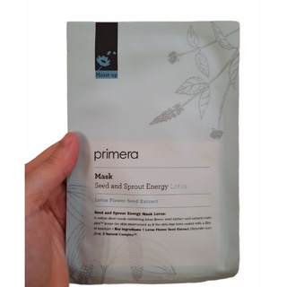 (พร้อมส่ง+แท้) Primera Seed and Sprout Energy Lotus mask sheet