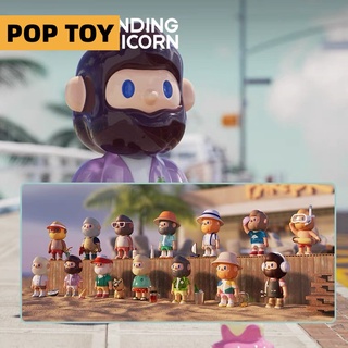 【ของแท้】ตุ๊กตาฟิกเกอร์ Farmer Bob Island Series Blind box น่ารัก