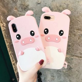 🐽เคสหมูน้อย ยางนิ่ม น่ารัก I6 I7 I8 I7PLUS I8PLUS J4 J7 J7PRO A83 A71 A37 Y53 Y55 F5