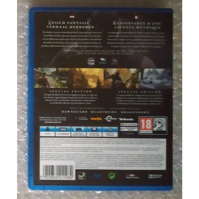 The Elder Scrolls V SKYRIM SPECIAL EDITION ภาษาอังกฤษ มือสอง PS4 ...