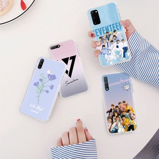 Ml-243 เคสโทรศัพท์มือถือแบบนิ่ม ใส ลาย SEVENTEEN สําหรับ Realme Narzo 50a Prime 50 C11 C12 C25 C20 C20A C21 C21Y C25Y C25S