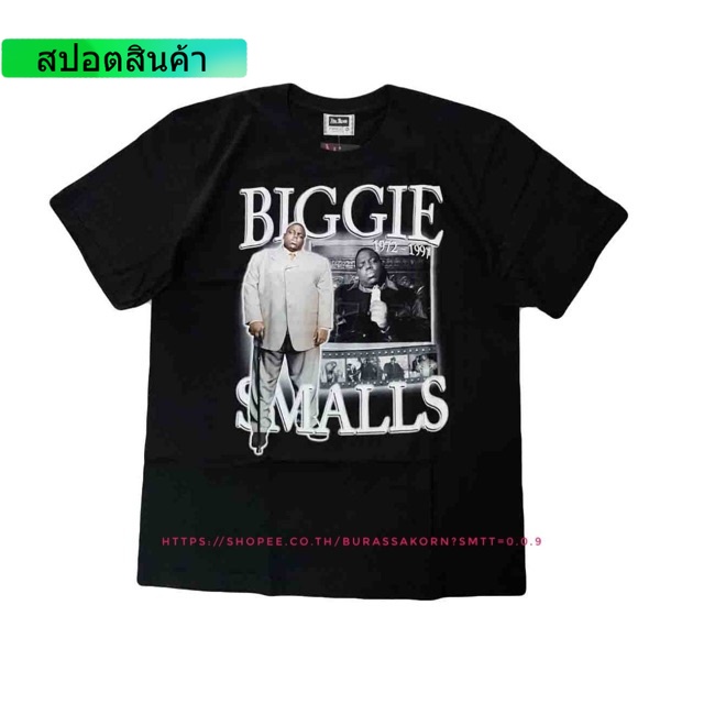 ﹊☄☁เสื้อยืด BIGGIE HipHop เสื้อสตรีท Biggie Hiphop tshirt