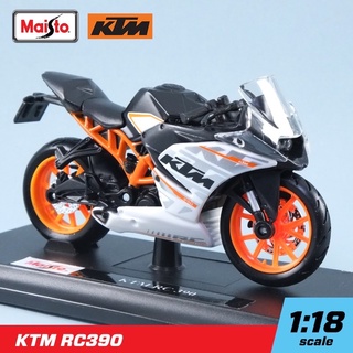 รถมอเตอร์ไซค์ 1:18 KTM RC 390 [Maisto]