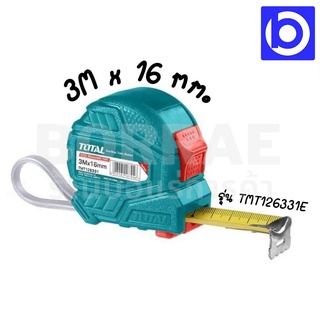 * TOTAL * ตลับเมตร 3 เมตร x 16 มม. ราคาประหยัด รุ่น TMT126331E ( Tape Rule )