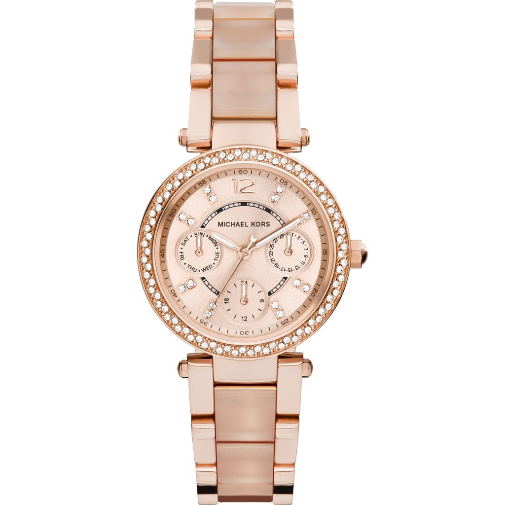 Michael Kors MK6110 Mini Multi-Function Ladies Watchนาฬิกาแบรนด์เนมแท้100% นาฬิกาผู้หญิงไมเคิลคอรส์ 