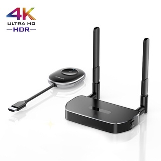 4k เครื่องส่งสัญญาณวิดีโอ HDMI ไร้สาย และตัวรับสัญญาณ 2.4G / 5G WiFi HDMI หน้าจอแชร์สวิทช์ สําหรับกล่องเกม PC TV โปรเจคเตอร์