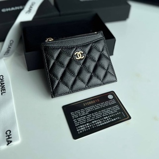 กระเป๋า CHANEL CARD MINI ZIPPY WALLET  CAVEAR💛