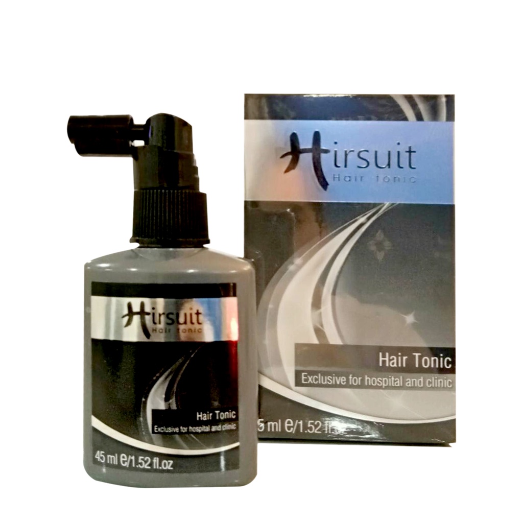 Hirsuit Hair Tonic 45 ml เฮอร์ซูท แฮร์โทนิค แก้ผมร่วง ลดผมร่วงเร่งผมเกิดใหม่   demed