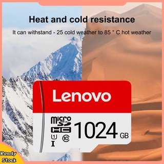 Cod| การ์ดหน่วยความจํา Lenovo ความเร็วสูง กันน้ํา 512GB 1TB สําหรับ MP3 MP4