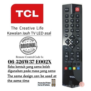 ของแท้ รีโมตคอนโทรลทีวี LED TCL RC260 JEI1 06-526w37-e002x