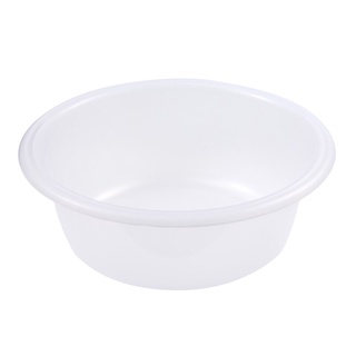 กะละมังพลาสติกกลม 45 ซม. สีขาว บาสเก็ต 852PP ถังพลาสติก Plastic basin, round, 45 cm., white, basketball 852PP