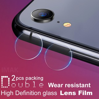 [สต็อกพร้อม] 2PCS Imak ต้นฉบับ iPhone XR เลนส์ป้องกันกระจก Camera Lens Protector Glass iPhoneXR เลนส์ป้องกันกระจกกล้องเลนส์ฟิล์มฟิล์มกระจกติดกล้องหลัง iPhone กล้องกระจกกันรอยฟิล์มฟิล์มกระจกนิรภัยเลนส์กล้อง