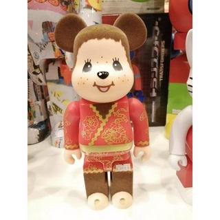 Bearbrick Son Goku Monchhichi 400% Brown  โมเดล แบบริค Figure bearbrick