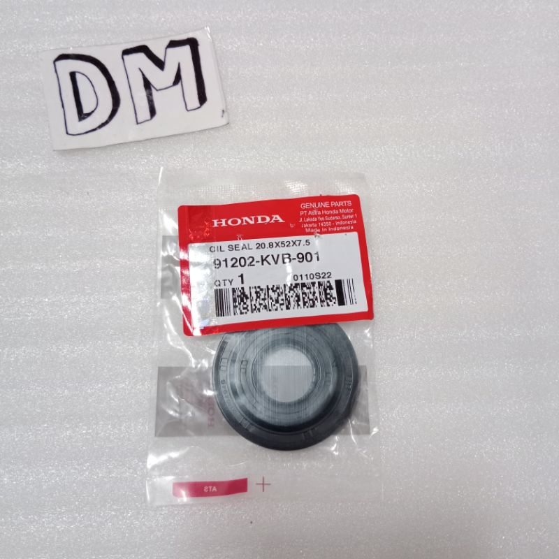 ซีลเพลาข้อเหวี่ยงสําหรับ Vario 110 Beat เก่าใหม่ Spacy Scoopy 91202-KVB-901 ของแท้ Honda