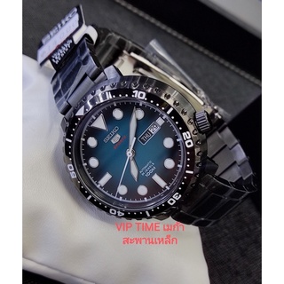 นาฬิกาข้อมือผู้ชาย ไซโก้ ทรง สปอต ระบบออโต้ (Automatic) ตระกูล SEIKO 5 SPORTS รุ่น SRPC65K1 SRPC65K SRPC65