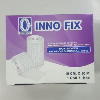 Inno fix แผ่นปิดแผลชนิดผ้าใยสังเคราะห์ 10 cm. × 10 m. 1 ม้วน