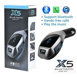 ของแท้100% บลูทูธในรถยนต์ X5 Bluetooth Car Kit FM Transmitter