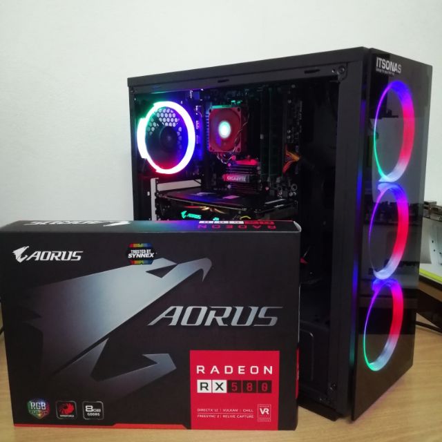 คอมพิวเตอร์​ FX8320E​ RAM16 RX​ 580​ 8G