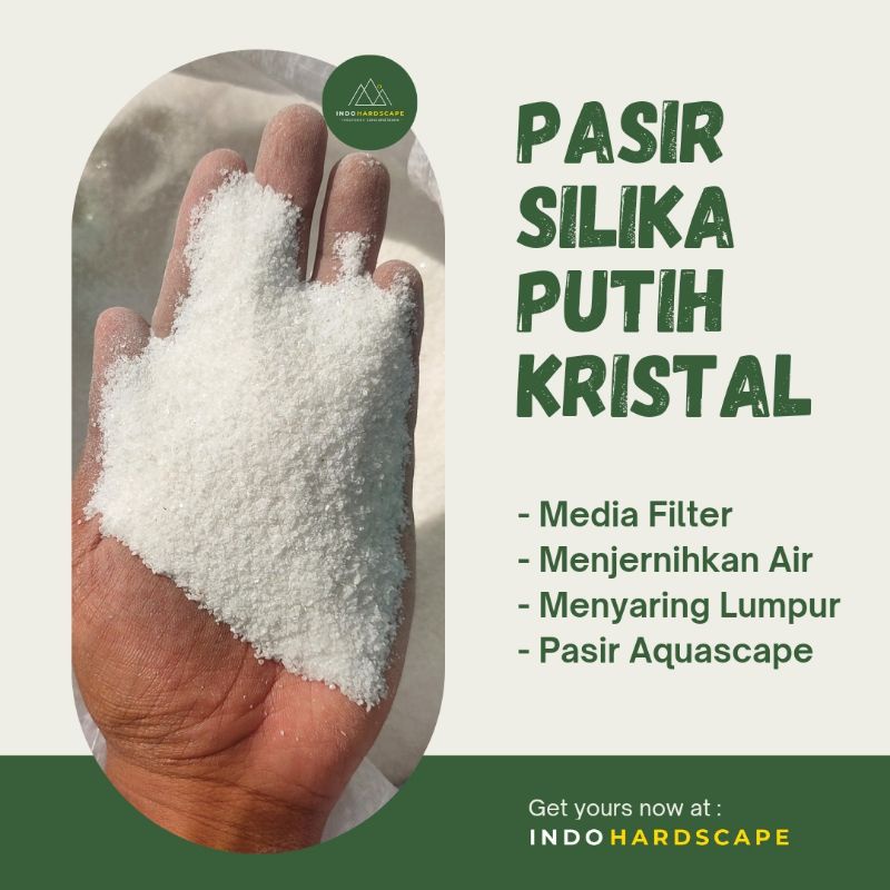 CRYSTAL WHITE SILICA SAND / QUARTZ SAND