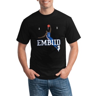 เสื้อยืดลําลอง พิมพ์ลาย Joel Embiid Philadelphia Air Pic สําหรับผู้ชาย