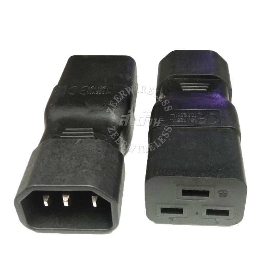 หัวปลั๊กคอมพิวเตอร์ "C14"  to C19 ใช้ได้กับ Server หรือ UPS APC