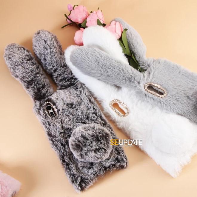 เคสกระต่าย หูยาวขนปุย Xperia XA1 Rabbit Fur Case