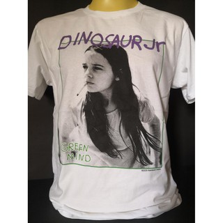 เสื้อยืดพิมพ์ลายเสื้อนำเข้า Dinosaur Jr Green Mind Alternative Rock Psychedelic Grunge Punk Indie Retro Style Vintage Gi