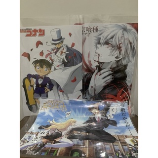 โปสเตอร์ อนิเมะ anime poster ยอดนักสืบจิ๋ว โคนัน จอมโจรคิด โตเกียว กูล tokyo ghoul