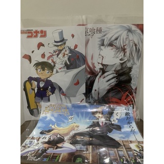 โปสเตอร์ อนิเมะ anime poster ยอดนักสืบจิ๋ว โคนัน จอมโจรคิด โตเกียว กูล tokyo ghoul