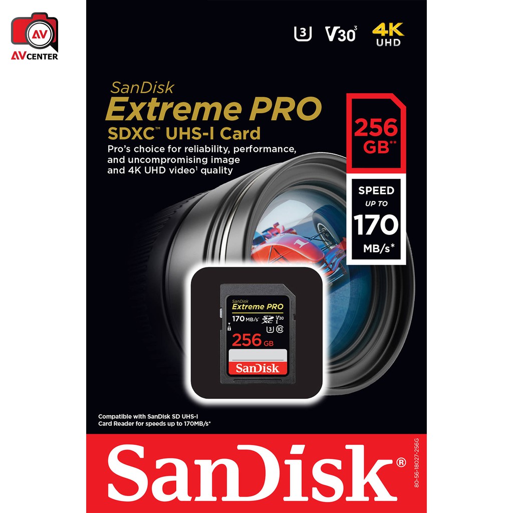 Sandisk sd 256gb hot sale
