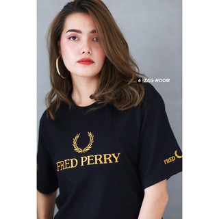 💦 เสื้อยืดงานปัก FedPerry สีทอง No.26 (SMLXL)