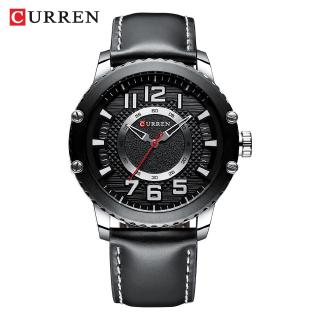 New Leather Watches Mens Top Brand CURREN Fashion Mens Clock Causal Business Quartz Wristwatch Gift Masculino