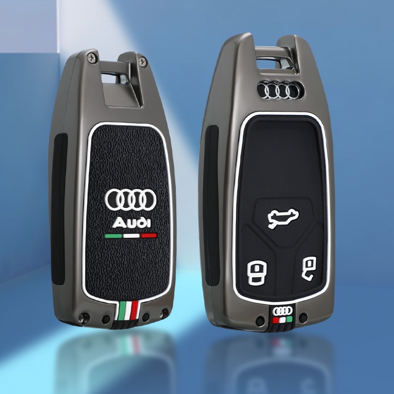 สังกะสีอัลลอยด์ Audi รถ Key สําหรับ Audi A1 A3 A4 A5 A6 A7 A8 B9 Quattro TTS 8S Q3 Q5 Q7 Shell Fob อ
