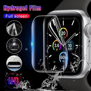 ฟิล์มไฮโดรเจลกันรอยหน้าจอ สำหรับ iWatch7 se 6 5 4 3 2 1 รุ่น 38 มม. 40 มม. 42 มม. 44 มม.41มม.45มม.