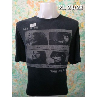 The Beatle ป้ายปั้มคอ สกรีน Let it be ปล่อยถูกๆ คลาสสิค เซอร์ ๆ สายวินเทจ