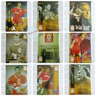 การ์ดฟุตบอล ลิเวอร์พูล FUTERA 1998 LIVERPOOL F.C. No.51-99 (จำหน่ายแยกใบ)