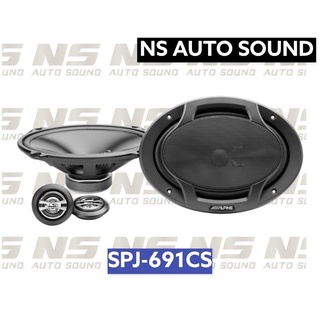 ALPINE SPJ-691CS ลำโพงแยกชิ้นติดรถยนต์ ขนาด 6x9 แพ็ค 1 คู่