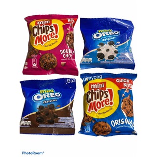 Mini oreo Mini chips more นำเข้า จากมาเลเซีย  ชอคโกแลต