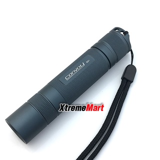 ไฟฉาย Convoy S2+ SST40 แสงสีขาว 1800lm 4 Mode Flashlight (สีเทา) ราคาเฉพาะไฟฉาย