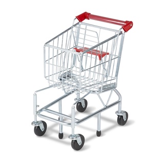 [รถเข็นสูง59cm] รุ่น 4071 รถเข็นซูเปอร์ของเล่น Melissa &amp; Doug Shopping Cart รีวิวดีใน Amazon USA อย่างดี เสถียร มีน้ำหนัก ขนาดเด็ก 30cmx38cmxสูง59cm ของเล่น